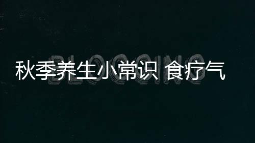 秋季养生小常识 食疗气虚应补哪些食物