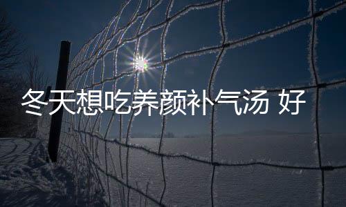 冬天想吃养颜补气汤 好嘞 我介绍给你呀！