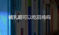 哺乳期可以吃田鸡吗