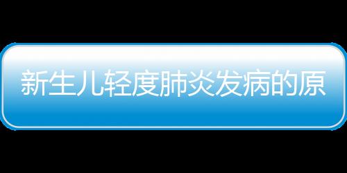 新生儿轻度肺炎发病的原因